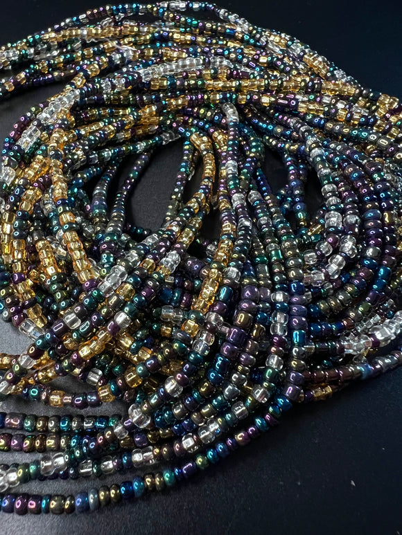Irisdescent Gems Waist Beads Set of 3