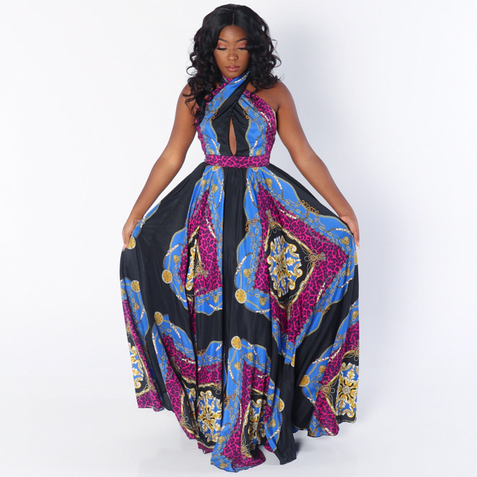 Alika African Maxi Dress For Women