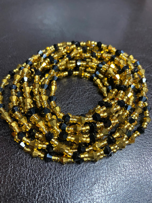 KOJO Crystal Waist Beads (with Thread Finish)