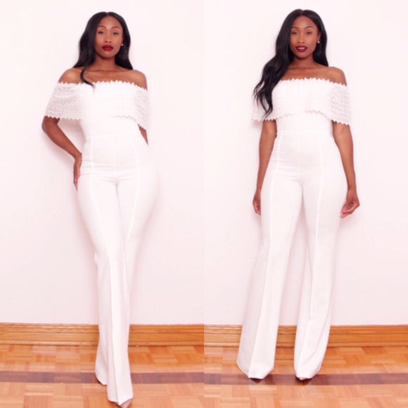 LACEY Jumpsuit WHITE