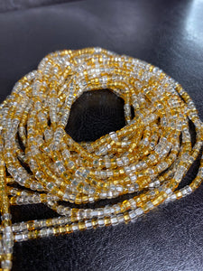 Goldie Waist Beads (with Thread finish)