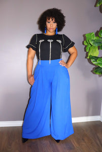 IN MOTION PALAZZO Pants in Royal Blue