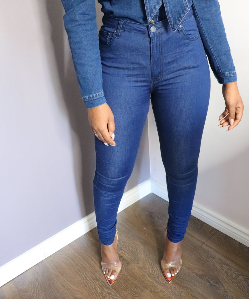 The Perfect High Waist Skinny Jeans in Dark Wash